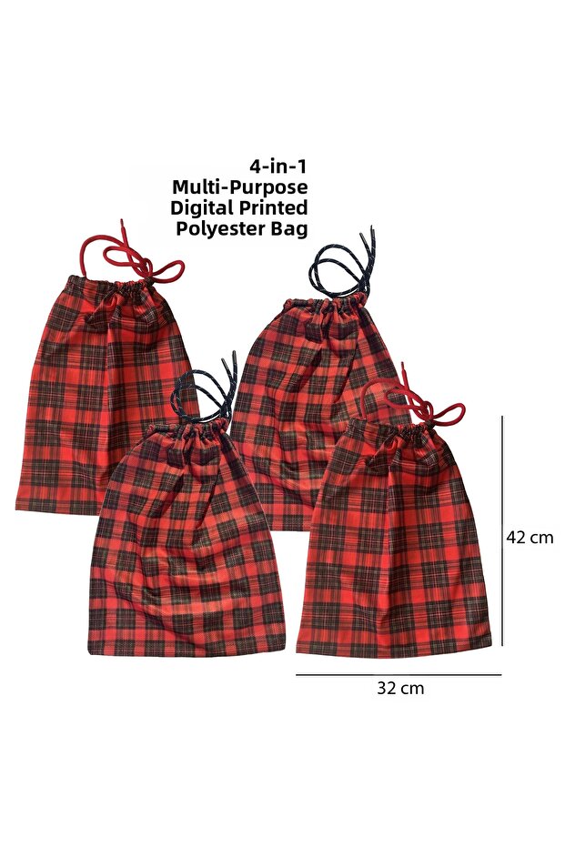 حقيبة بوليستر رقمية مطبوع للاستخدامات المتعددة - 1