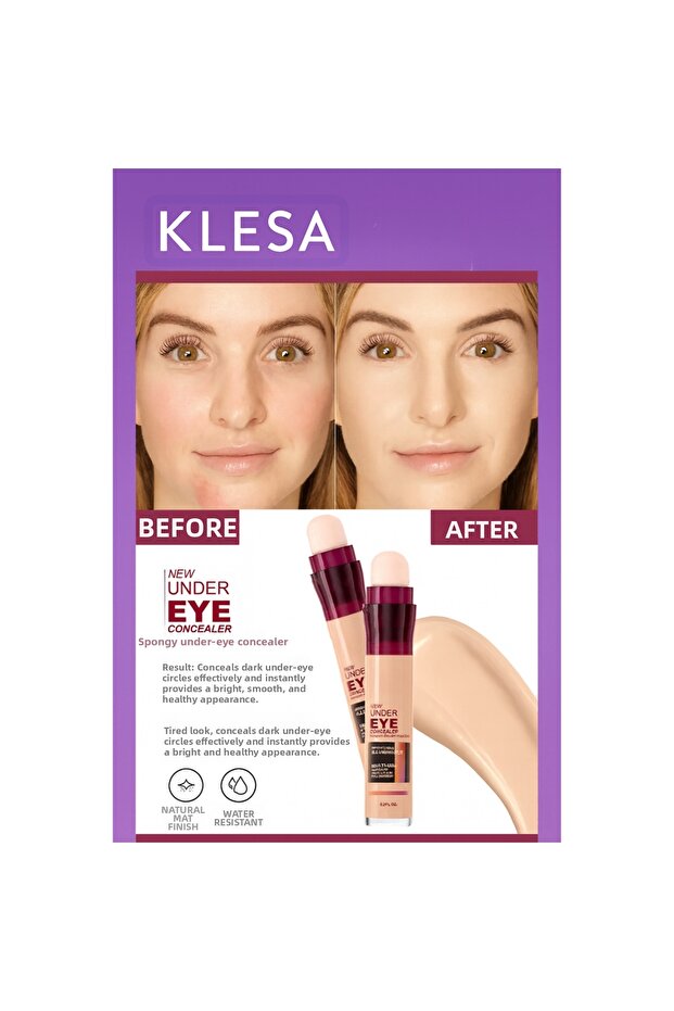 Sponge Under-Eye Concealer – Maximum Coverage, Brightening Effect, Medium Tone - 5