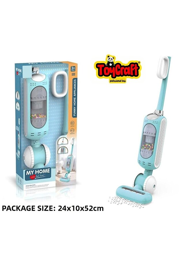 Real Vacuum Cleaner with Sound, Light, and Vertical Cleaning