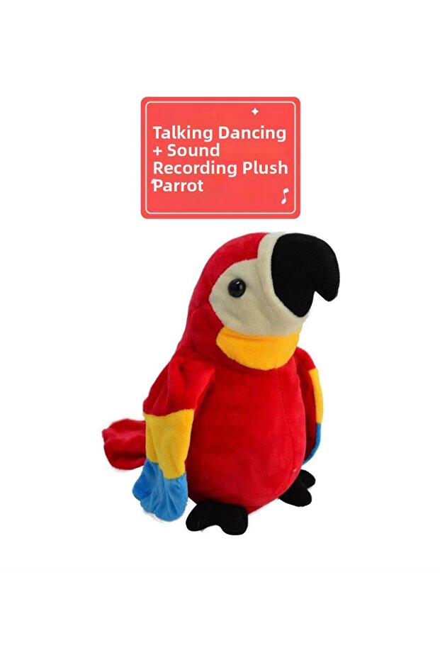 ببغاء يتحدث ويكرر الكلام - 25 سم - HLY - 2
