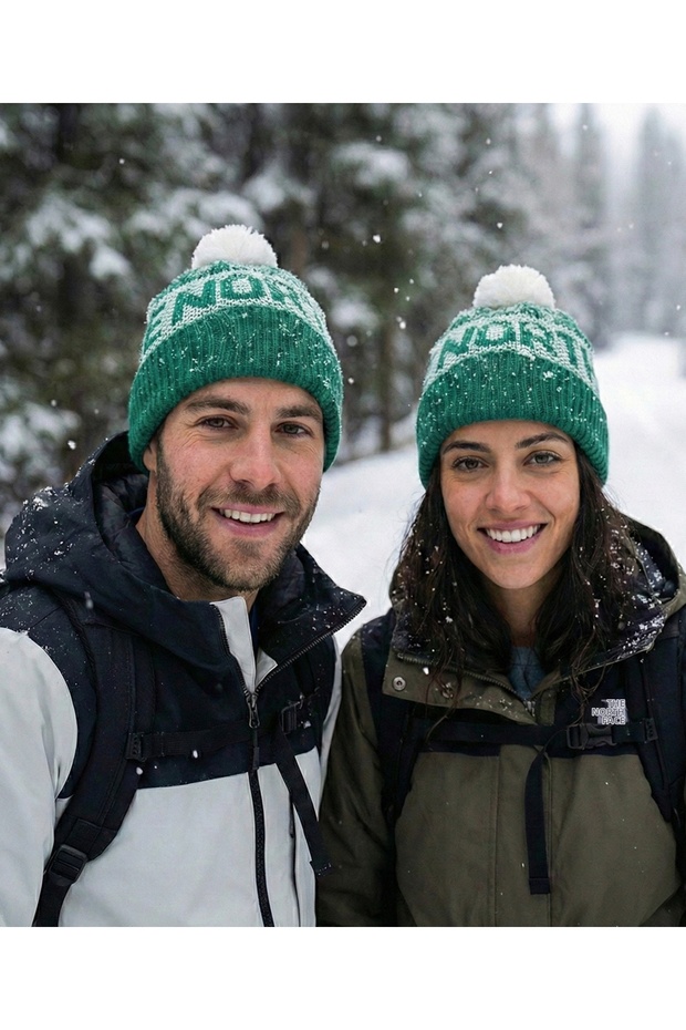Retro Cabin Beanie Unisex Outdoor Beresi Nf0A88Qw84O1 Green