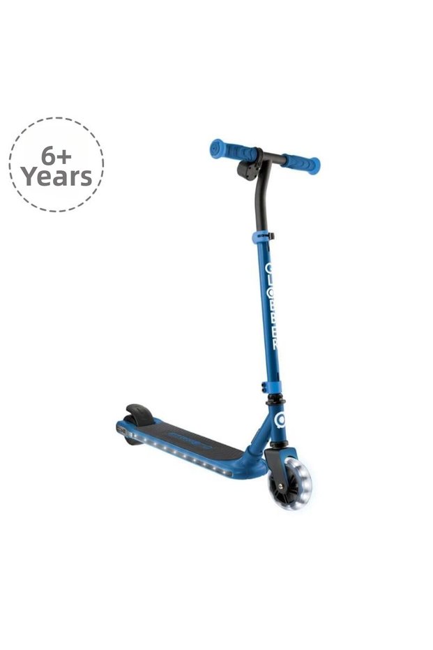 One K E-Motion 6 - Light-Up Electric Scooter - Blue