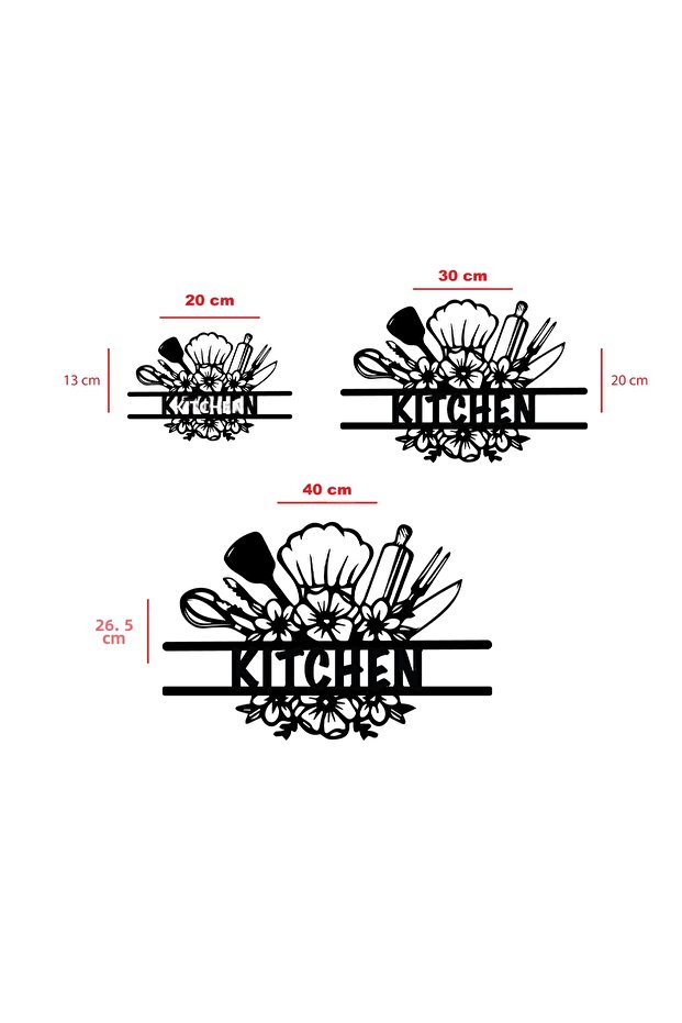 Kitchen Themed Decorative Table - 4