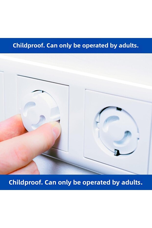 6Pcs Automatic Socket Cover Socket Protector Safety Lock Child Security - 2