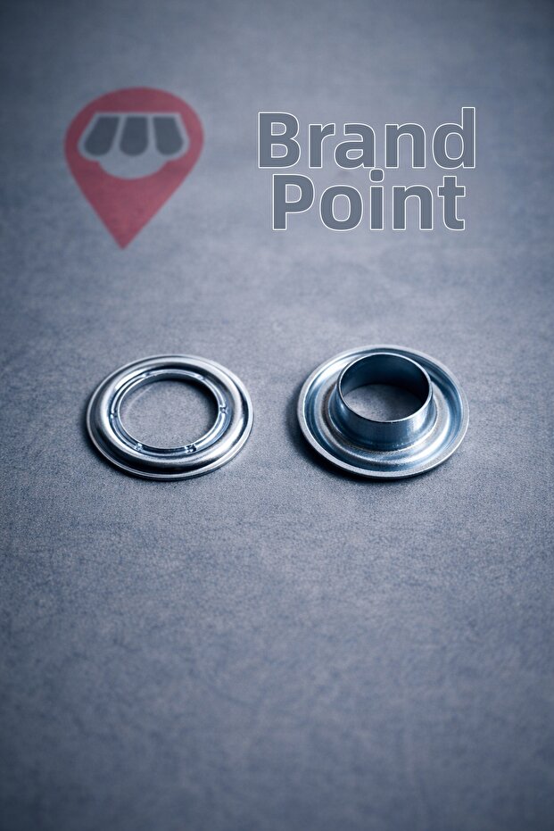 24 No. Chrome Eyelet Capsule - 1000 Pieces