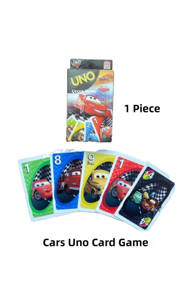 Cars Fun Card Game Car Game Cards Paper Game with Color and Number Matching