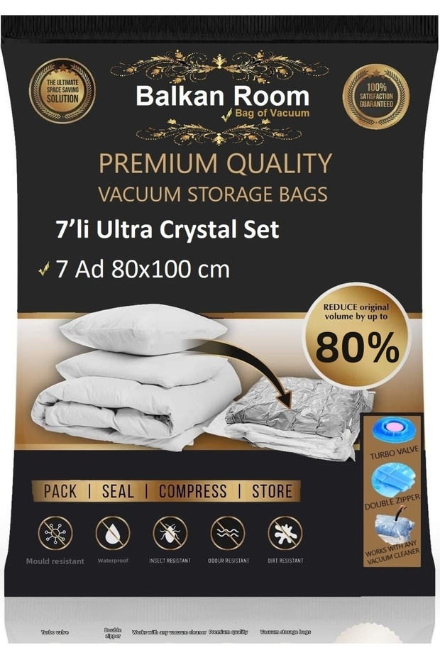 Vacuum Bag 7-Piece Ultra Crystal Set Vacuum Bag Vacuum Bag
