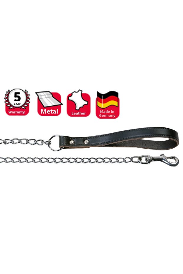 Zengezur Leather Handle Chain Extension (101754) 100Cm/2Mm Black