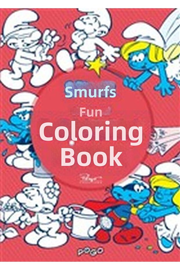 كتاب تلوين ممتع - السنافر - 1