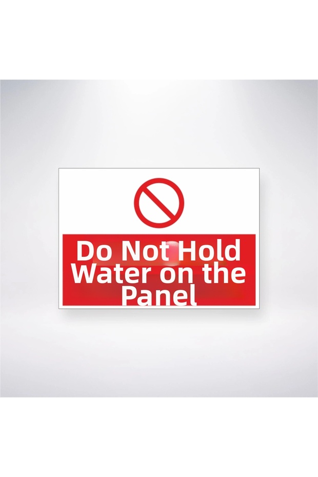 Water Retention on the Board 21X35 Back Adhesive Sticker