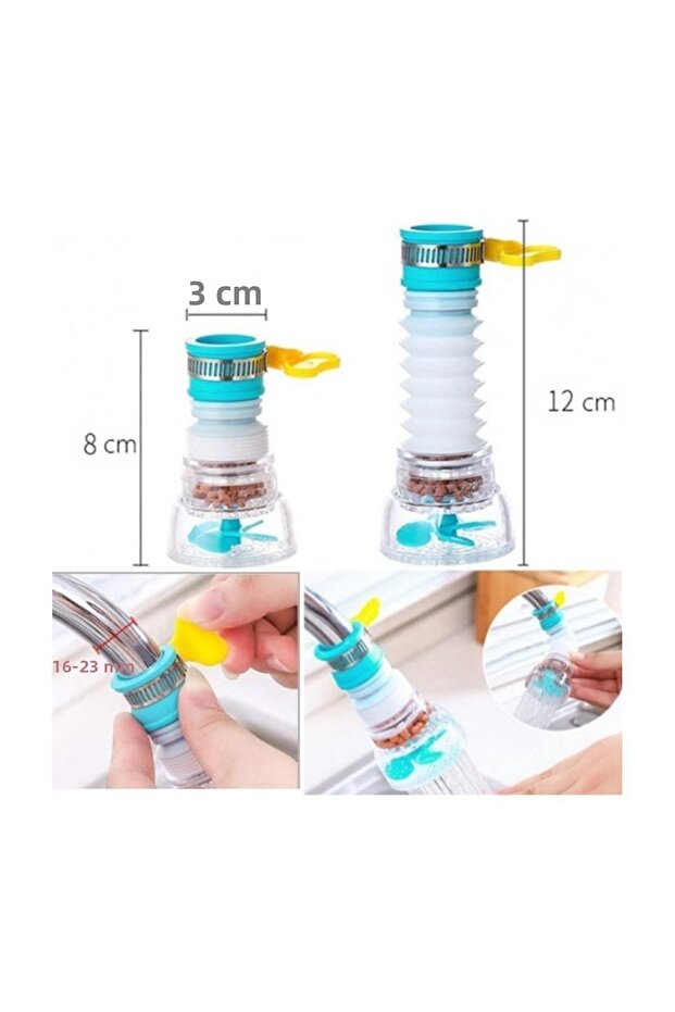 Kitchen Faucet with Hose, Extending Spout, Aerator, and Shower Mode