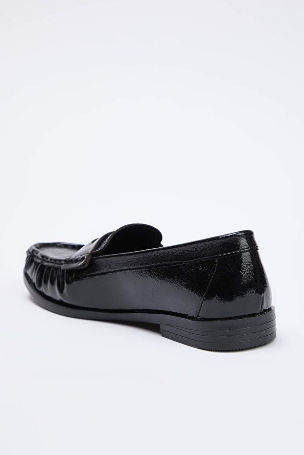 Siyah Saraçlı Kadın Loafer TAKSS26LA00006 - 7