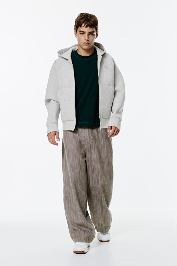 STWD Kapüşonlu Fermuarlı Ceket - 3