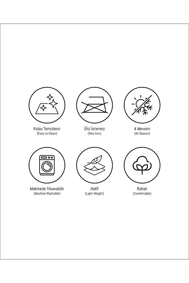 Mona Tek Kişilik Comforter Set - Haki - 8