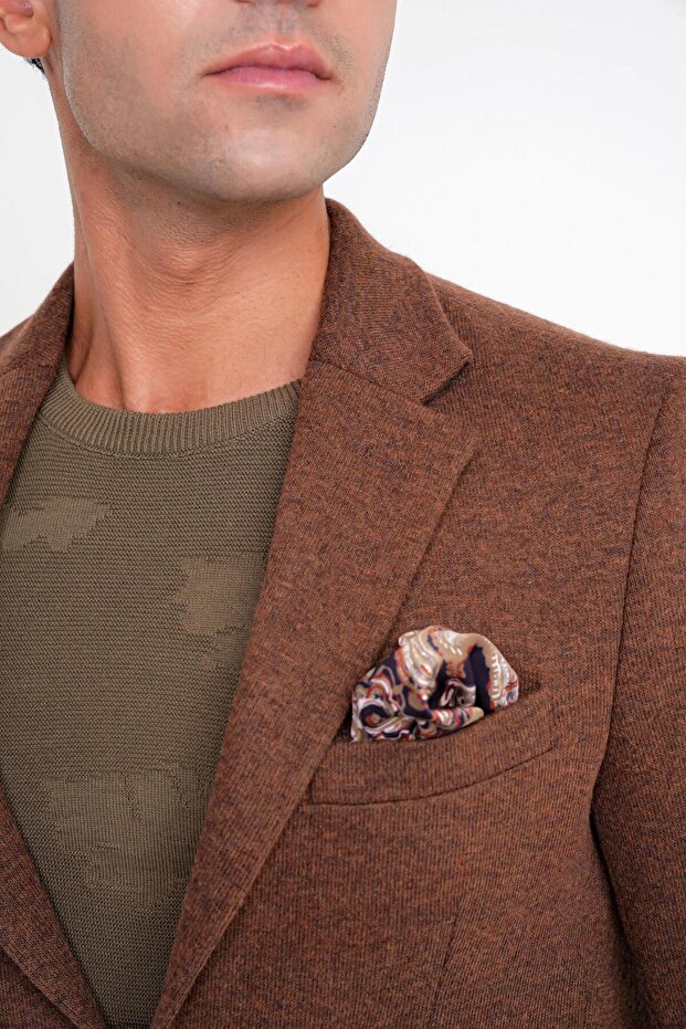 C 717 CEKET Regular Fit TÜTÜN - 7