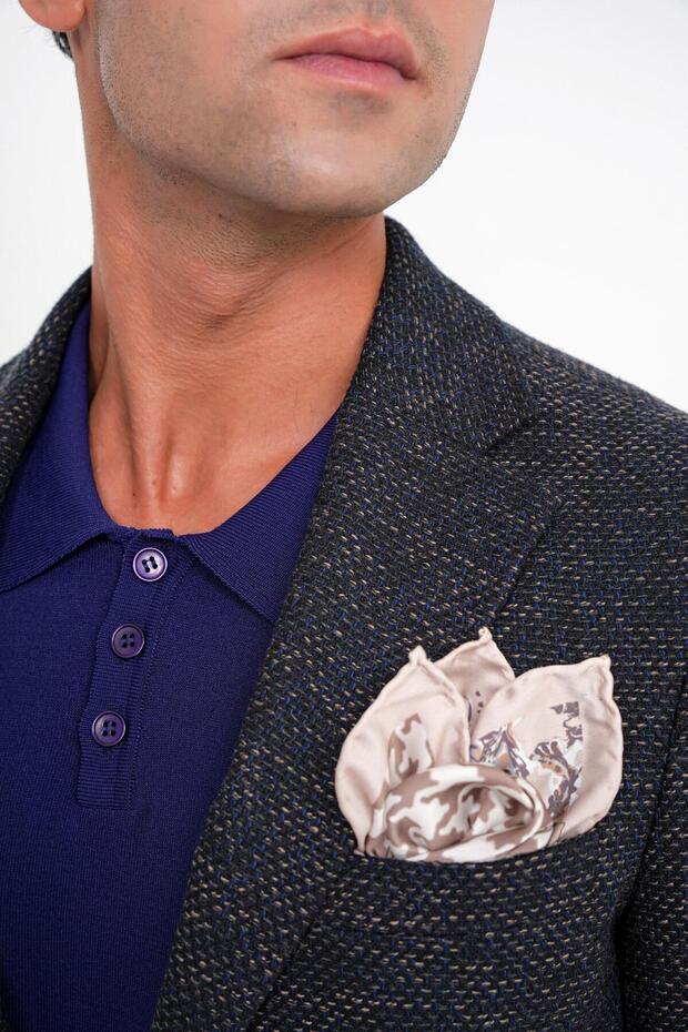 C 718 CEKET Slim LACİVERT - 5