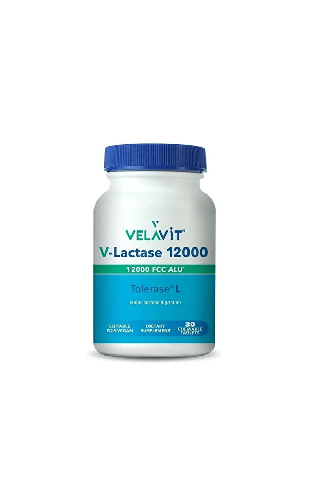 V-Lactase 12000 30 Çiğneme Tableti - 1