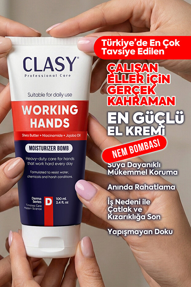 Working Hands Eller İçin Özel Yoğun Nemlendirici El Kremi - 1