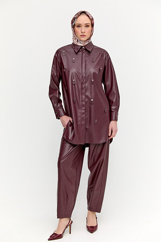 Suni Deri Pantolon - 2