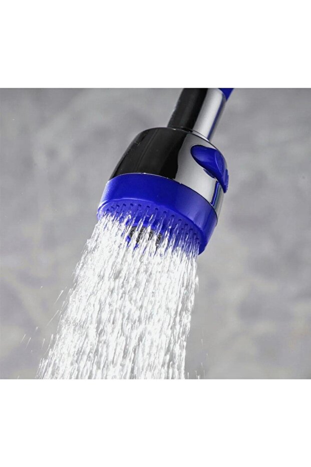 2-Function Blue Movable Spout Kitchen Sink Mixer Tap - 6