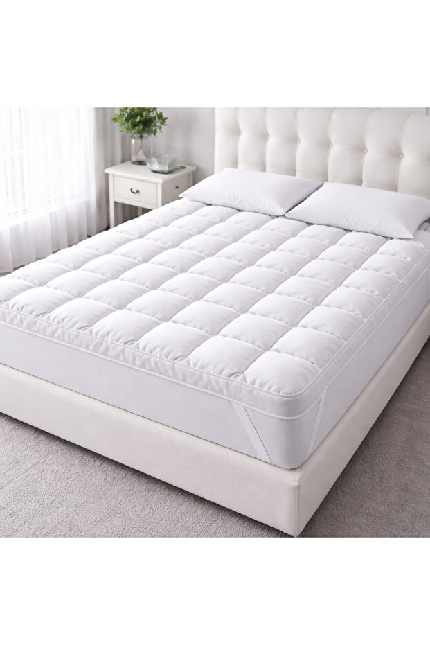 Yonk Life Microfiber Fabric King Size Sleeping Pad-200/200 30 Cm