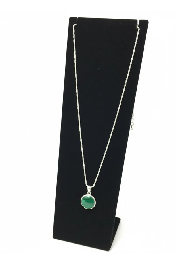 Domestic Production Moscow Model Suede Fabric Black Color 40/10 cm Standing Jewelry Display Stand