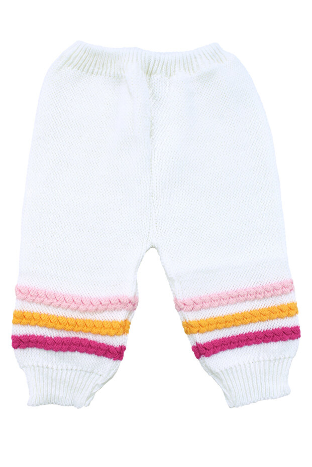 Triko 4 lü Kız Bebek Takımı - 5