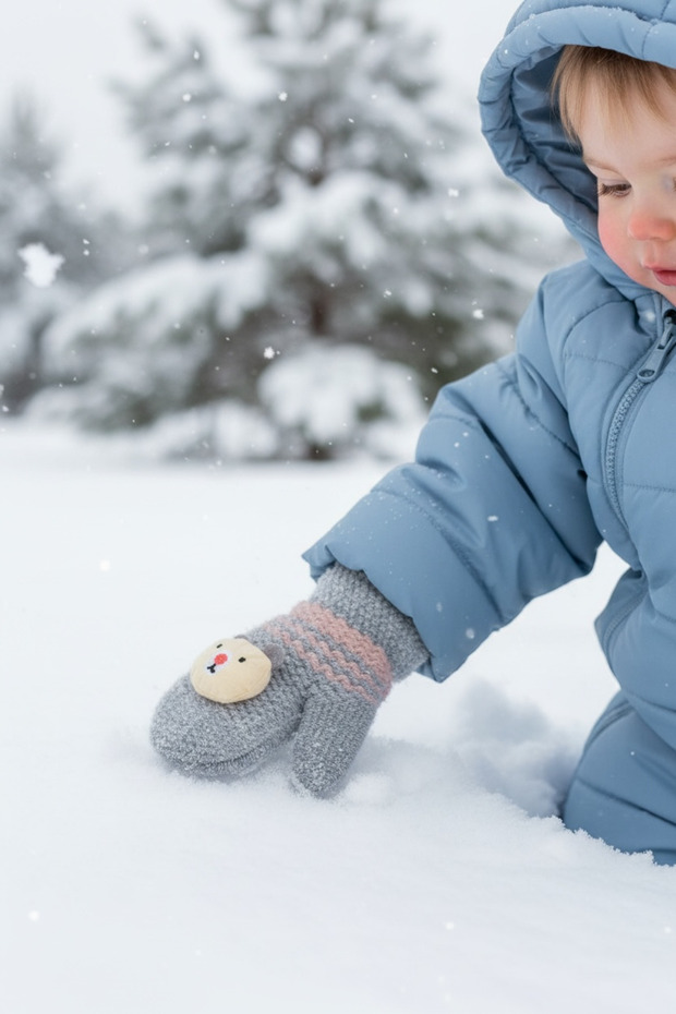 Bebek tek parmak eldiven - 8