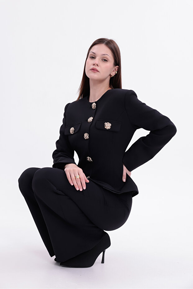 Black Amara Ceket - 2