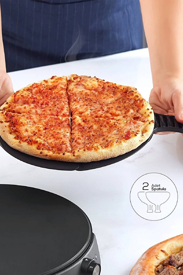 Gastro 10 in 1 Pizza Lahmacun ve Tandır Ekmeği Makinesi Biodiamond Matte Black - 5