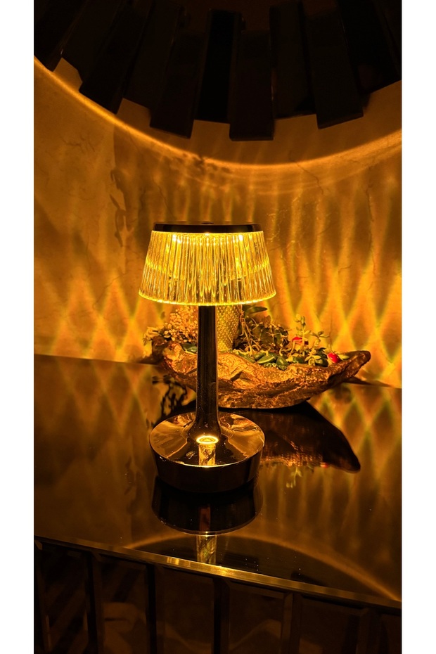 Rio Şarjlı Masa Lambası 3 Renk Dokunmatik - 5