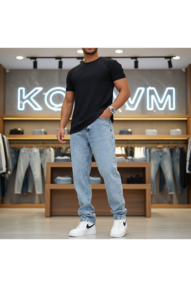 Men's Winter New Season Baggy Pants Regular Fit Jeans 2026