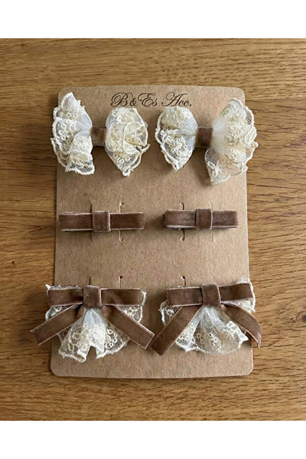 Handmade Tassel and Velvet Ribbon Buckle Set