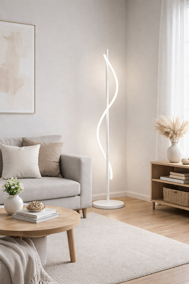 Dalgalı Dekoratif Lambader 3000K - 1