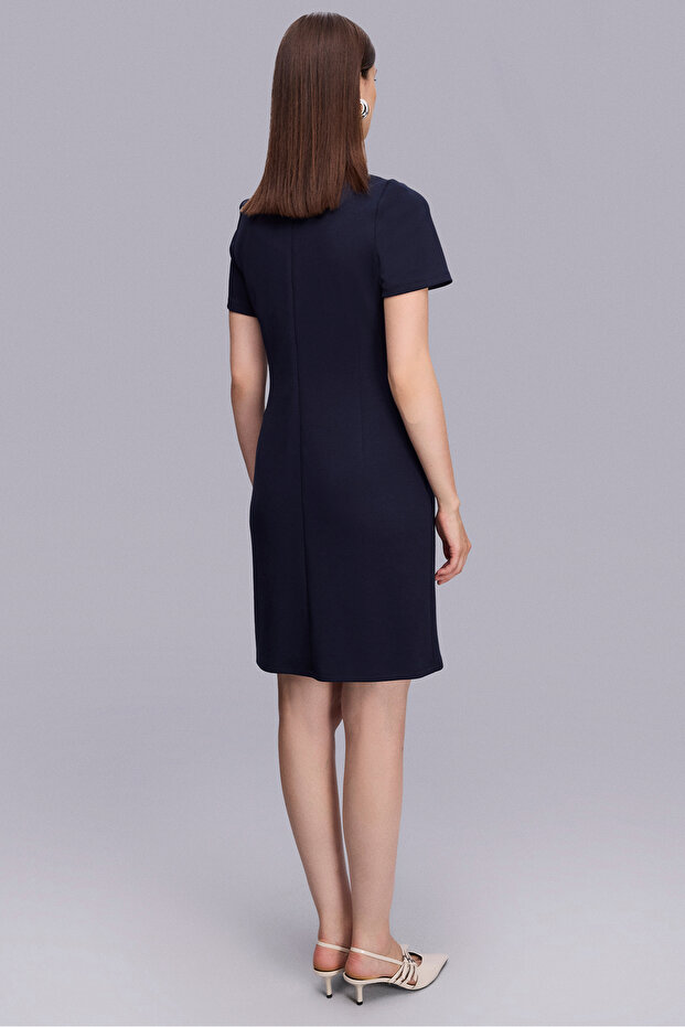 1799 ELBİSE LACİVERT - 4