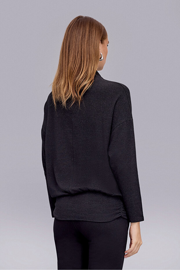 2233 ÖRME BLUZ ANTRASİT - 3