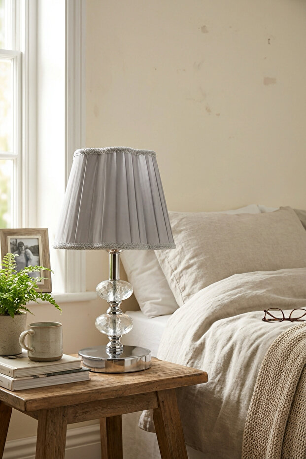 Elementer Gümüş Abajur - 3