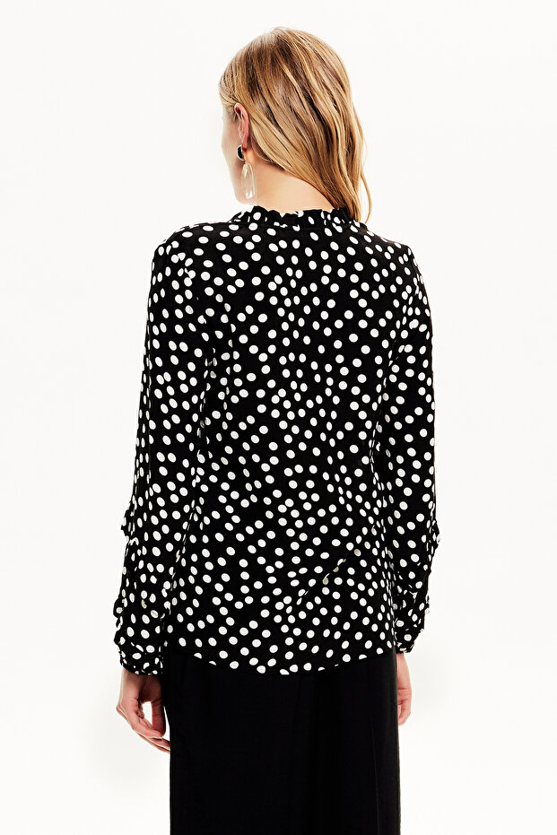 Fırfır Detaylı Bluz - 3