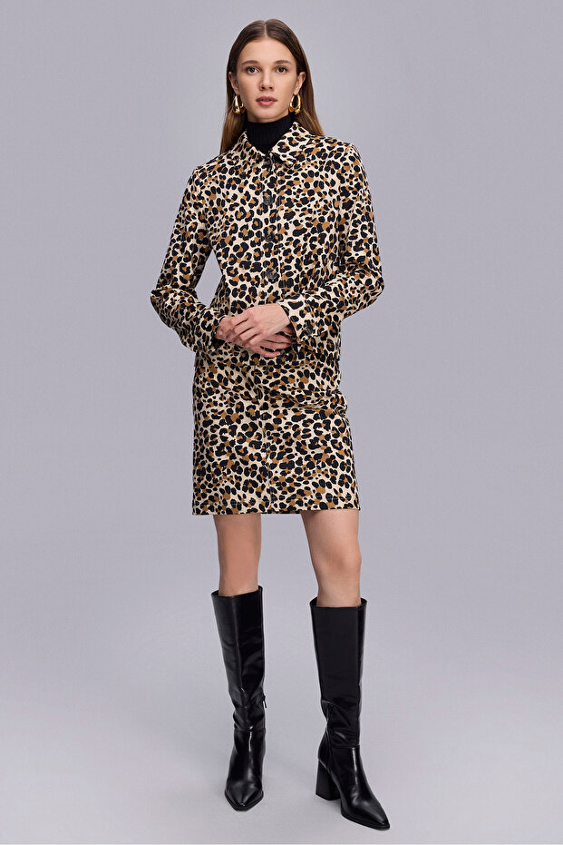 Leopard Pattern Sports Jacket - 3