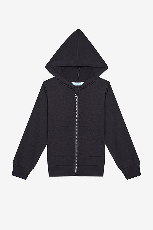 Black Unisex Basic Hoodie - 1
