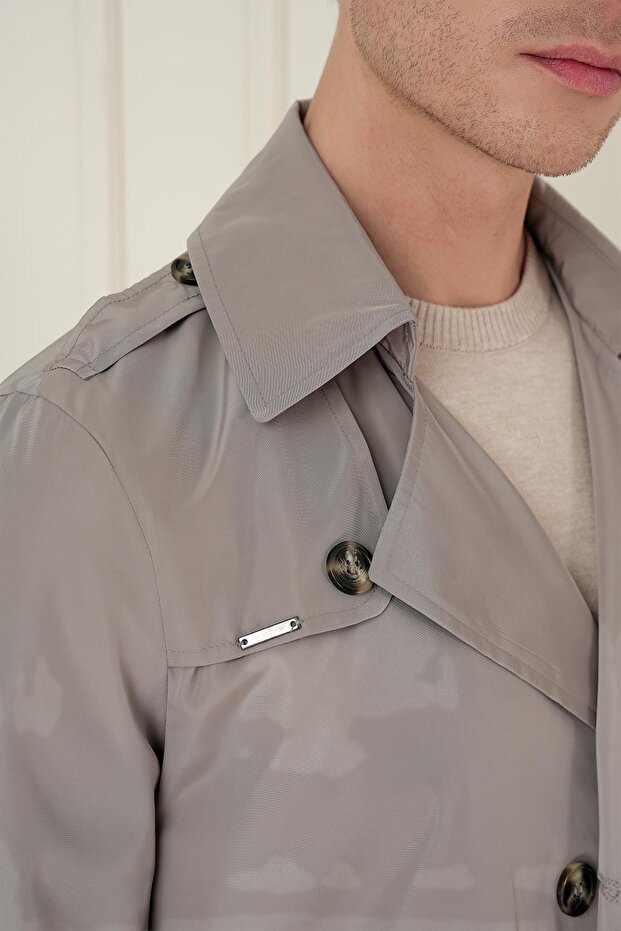 TRENÇKOT 04 Bej Pardösü - 5