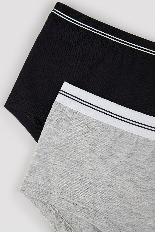 Kız Çocuk Basic 2 li Hipster Külot - 4