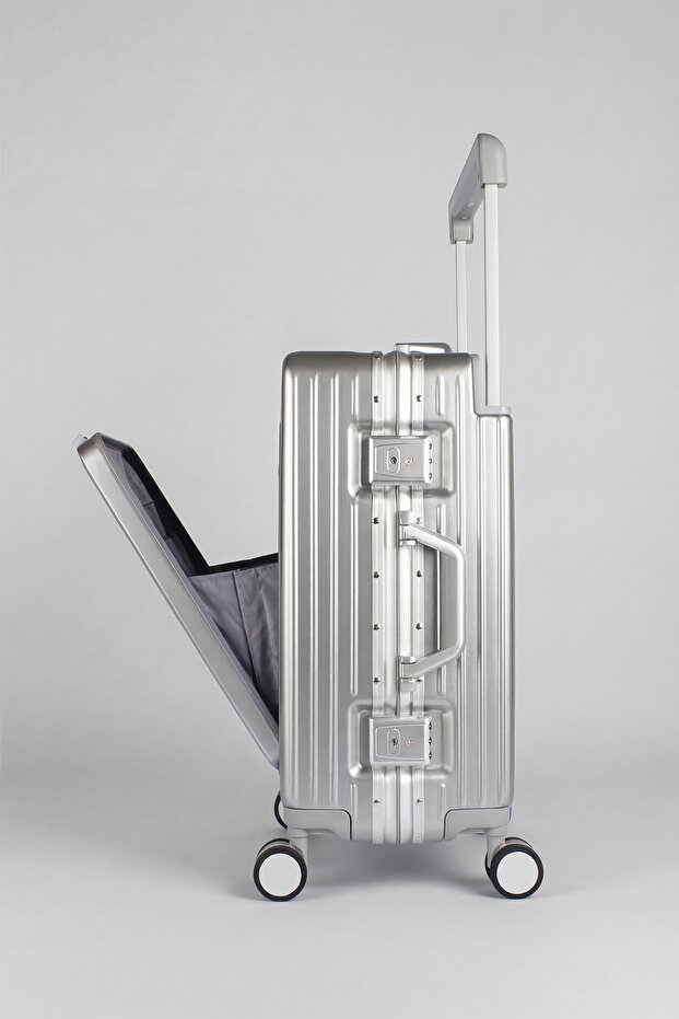 Bold PC Policarbon Kabin Boy Valiz Silver - 5