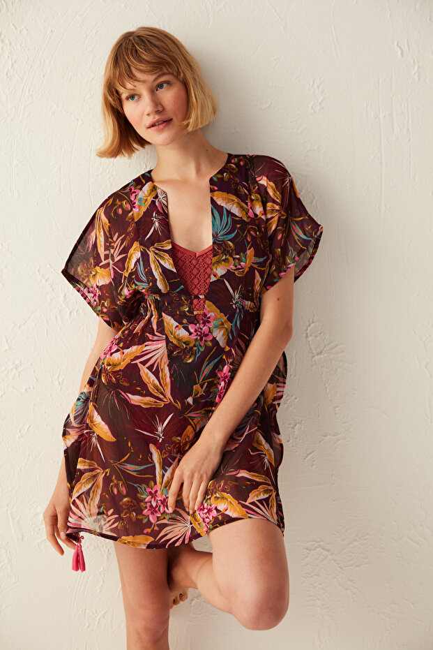 Basic Printed Kaftan - 1