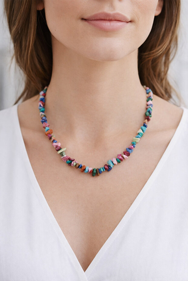 Chakra Natural Stone Necklace