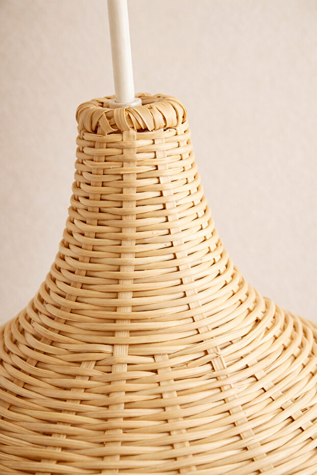 Rattan Bambu Tekli Avize - 4