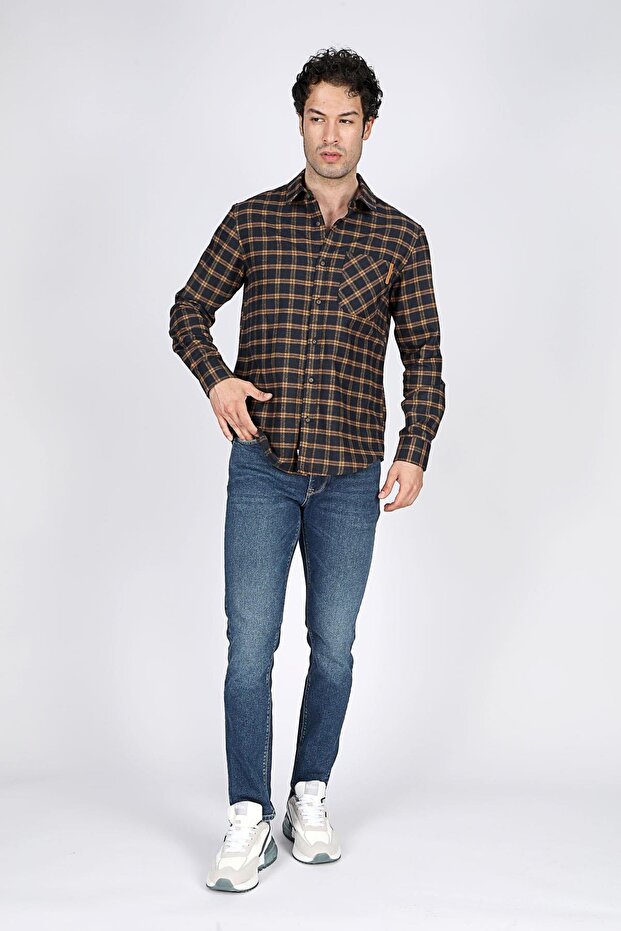 Jack men's slim fit high waist skinny jeans blue