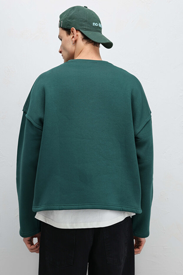 Boxy Fit Basic Sweatshirt Nefti - 3