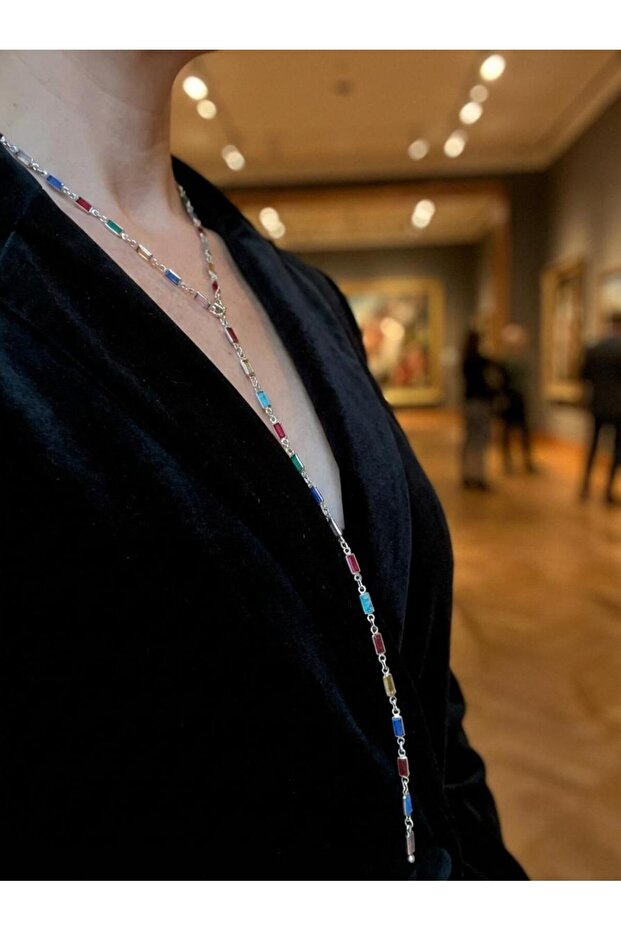 Colorful Stone Waterway Necklace