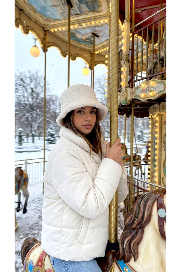 Soft Plush Bucket Hat - 1